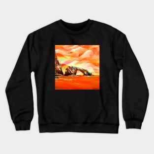 island arch sunset Crewneck Sweatshirt